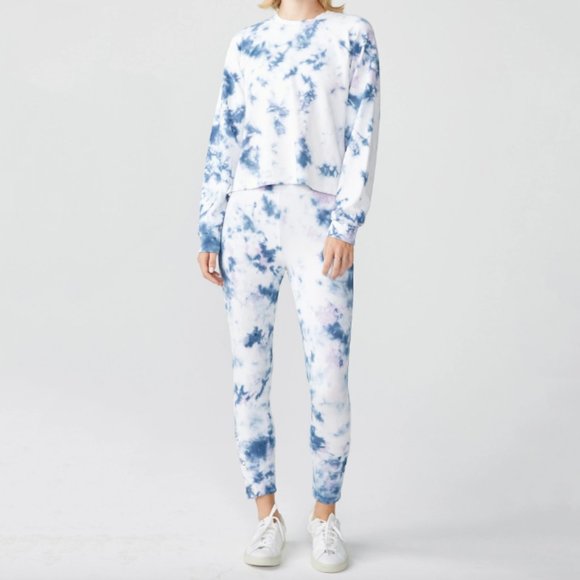 MONROW CRYSTAL TIE DYE ACTIVE LEGGING NWT- S